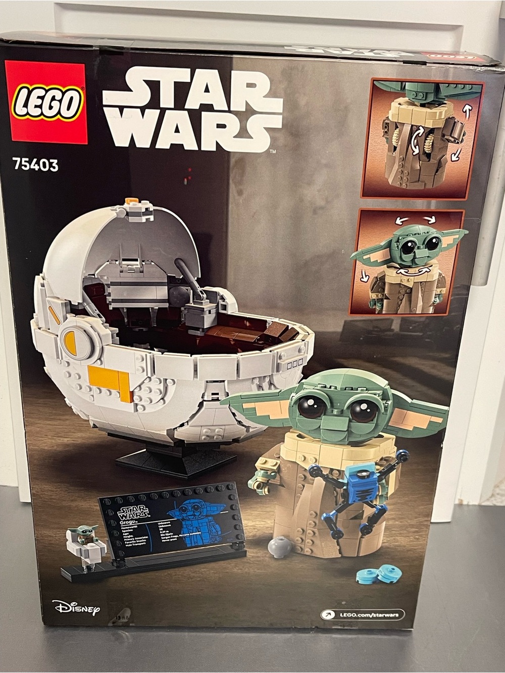 LEGO Star Wars Grogu with Hover Pram  Building Set 75403 1048Pcs 10+ NIP Sealed - Picture 3 of 7